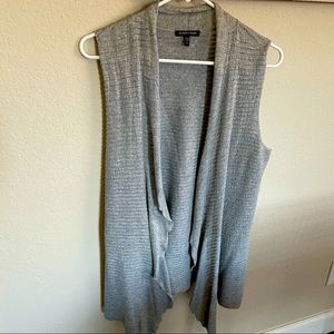 Eileen Fischer sweater vest gray